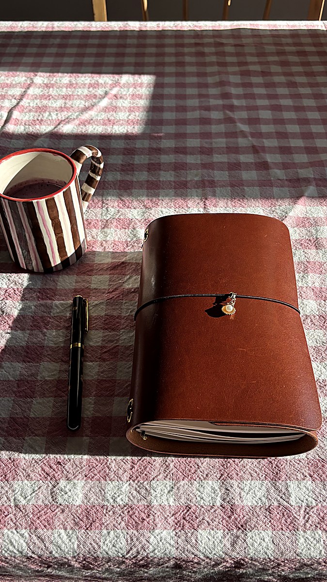 Forest green and brown journal collection lineup